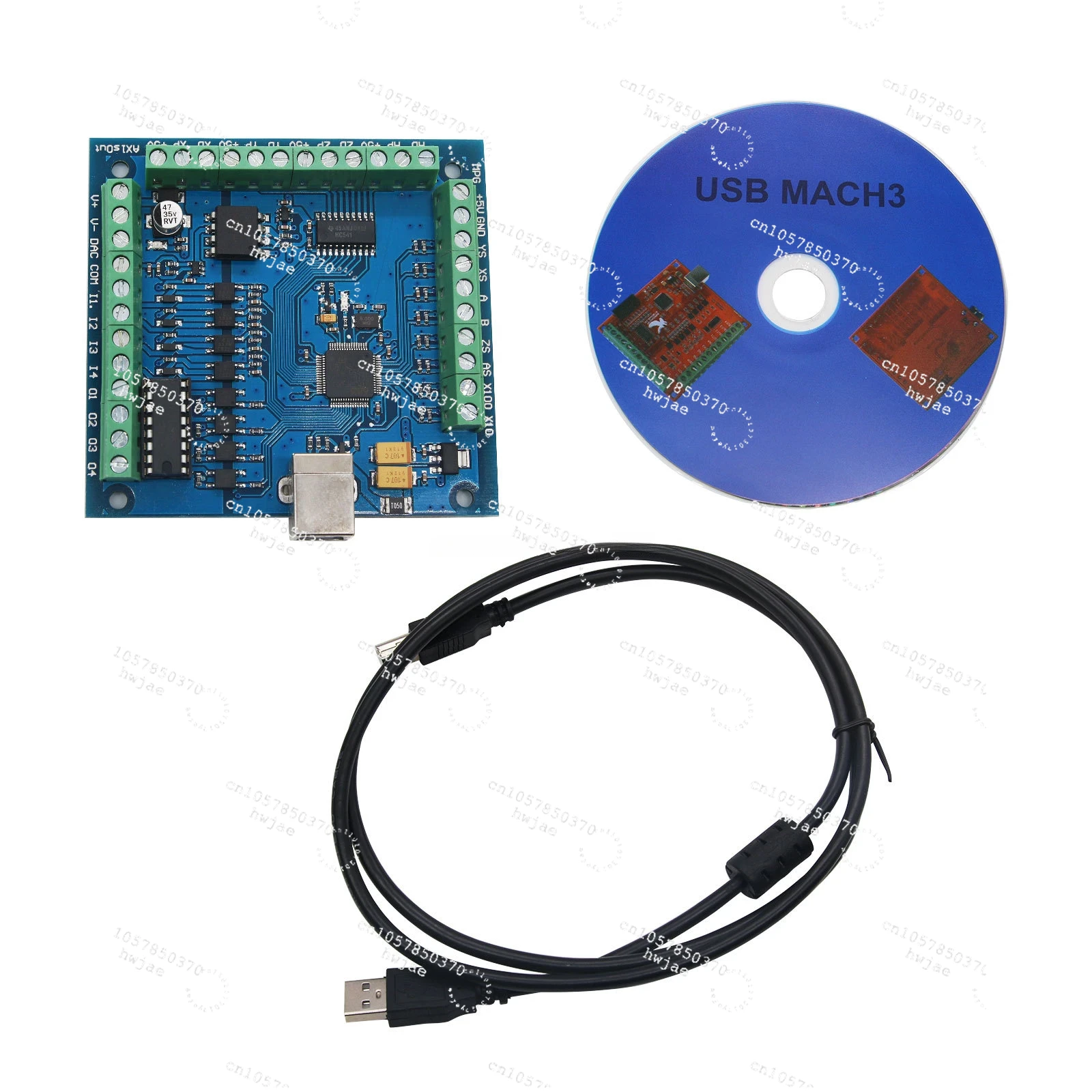 Mach3 Usb Cnc Controller 4 Axis 100Khz - MACH3 4-Axis USB CNC Controller Card