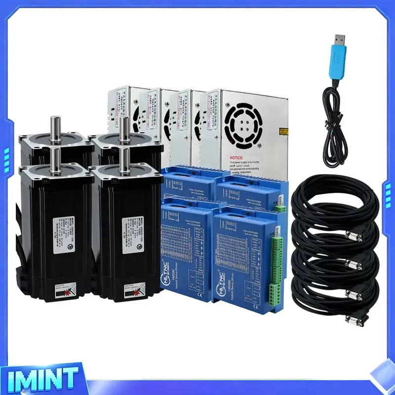 4 Axis Nema 34 Closed Loop Ste - огляд і ціна Hybrid Servo Driver Nema 34 8.5Nm