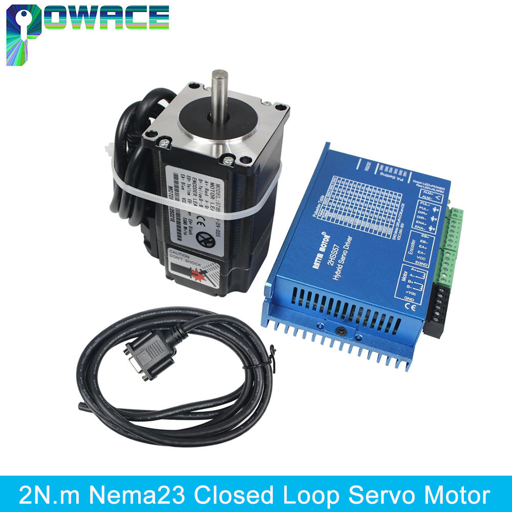 【EU】 2N.m Nema23 Closed Loop S - огляд і ціна Nema 23 Closed Loop Stepper Motor Driver Kit