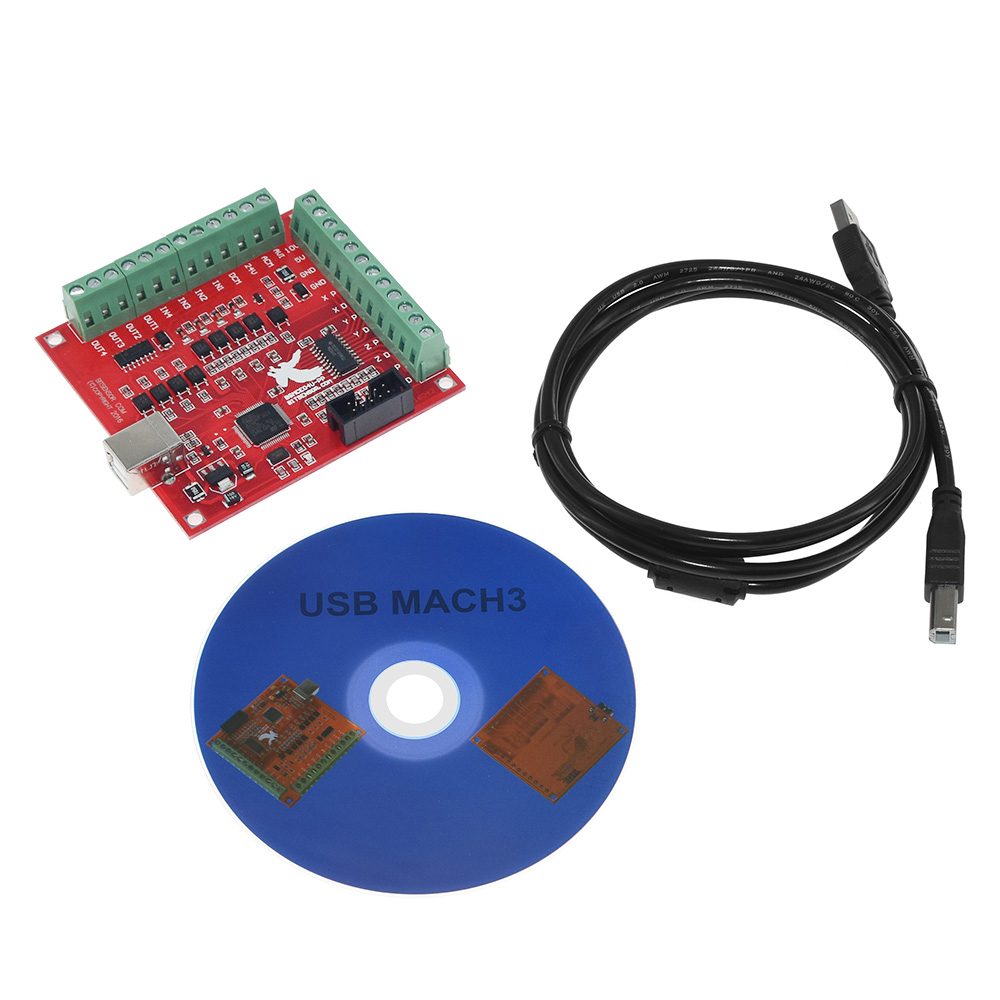 MACH3 CNC USB 100Khz Breakout  - огляд і ціна Mach3 Usb Cnc Controller 4 Axis 100Khz