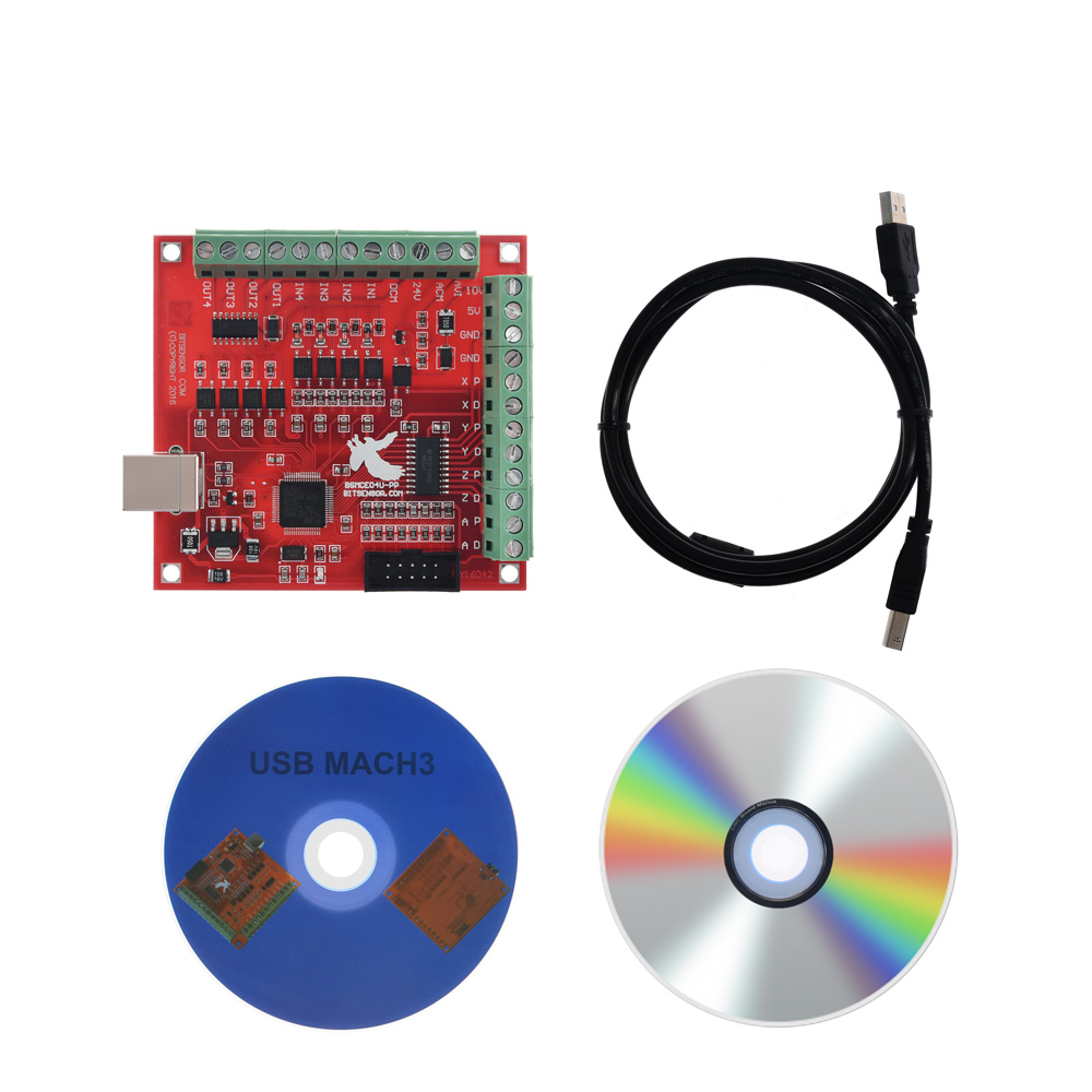 Breakout Board CNC USB MACH3 4 - огляд і ціна Mach3 Usb Cnc Controller 4 Axis 100Khz
