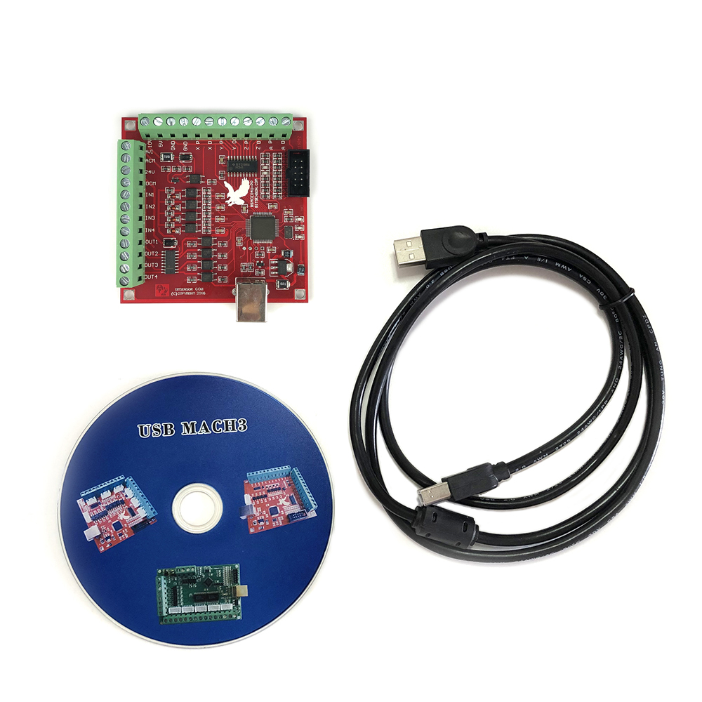 CNC USB MACH3 100Khz Breakout  - огляд і ціна Mach3 Usb Cnc Controller 4 Axis 100Khz