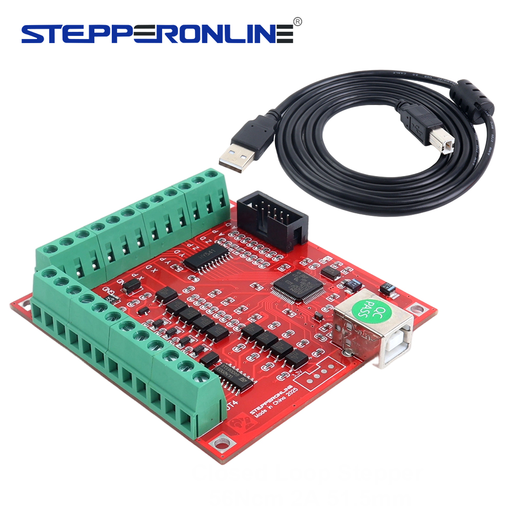 4-Axis USB CNC Breakout Board  - огляд і ціна Mach3 Usb Cnc Controller 4 Axis 100Khz